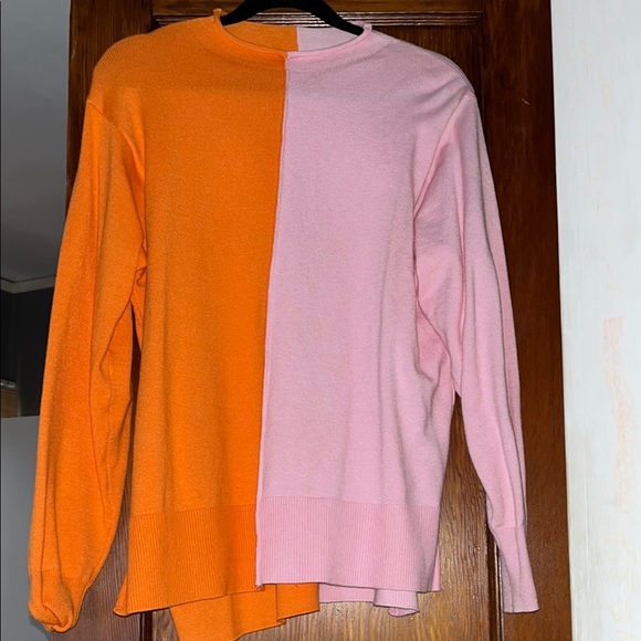 Colorblock Pink and Orange lounge set ~ fun:) - Picture 2 of 4